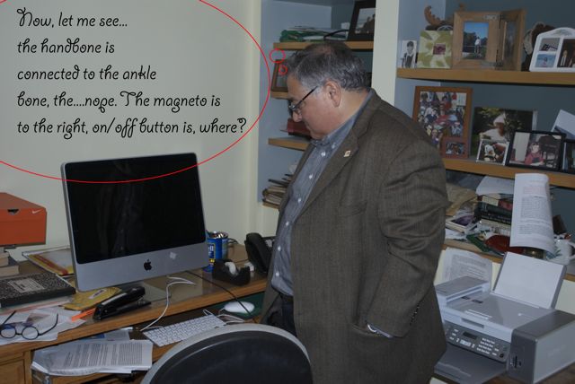 Michael's comment seeing Ike at Richard's computer